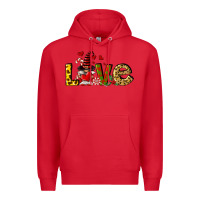 Red love gnomes Premium Hoodie - FaDigitalArtStudio