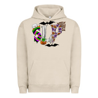 Pigment French Oak slp Urban Hoodie - CowhideDigitalArt