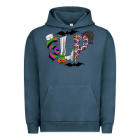 Pigment Midnight Navy slp Urban Hoodie - CowhideDigitalArt