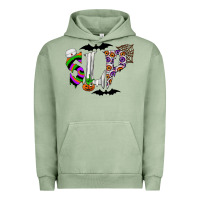 Pigment Oil Green slp Urban Hoodie - CowhideDigitalArt