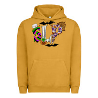 Pigment Peanut Butter slp Urban Hoodie - CowhideDigitalArt
