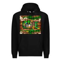 Black St. patrick's day love gnome tumbler Premium Hoodie - Neo Western