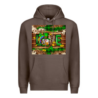 Coffee St. patrick's day love gnome tumbler Premium Hoodie - Neo Western