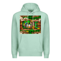 Seafoam St. patrick's day love gnome tumbler Premium Hoodie - Neo Western