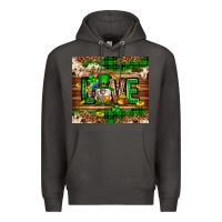 Smoke St. patrick's day love gnome tumbler Premium Hoodie - Neo Western