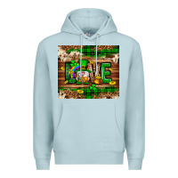 Blue Mist St. patrick's day love gnome tumbler Premium Hoodie - Neo Western