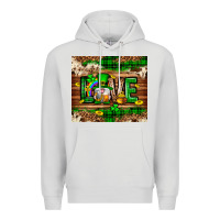 Dove Grey St. patrick's day love gnome tumbler Premium Hoodie - Neo Western