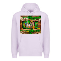 Lilac St. patrick's day love gnome tumbler Premium Hoodie - Neo Western