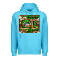 Ocean Blue St. patrick's day love gnome tumbler Premium Hoodie - Neo Western