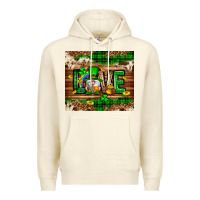Sandshell St. patrick's day love gnome tumbler Premium Hoodie - Neo Western