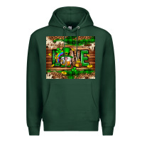 Sports Green St. patrick's day love gnome tumbler Premium Hoodie - Neo Western