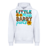 White little miss sassy pants Urban Hoodie - HRA Design Shop