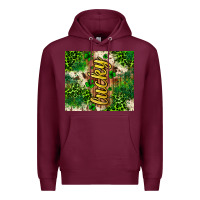 Burgundy St. Patrick's Day lucky tumbler Premium Hoodie - Neo Western