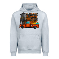 Heather Grey small town fall Urban Hoodie - CowhideDigitalArt