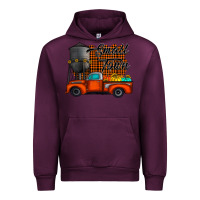 Mauve Wine small town fall Urban Hoodie - CowhideDigitalArt