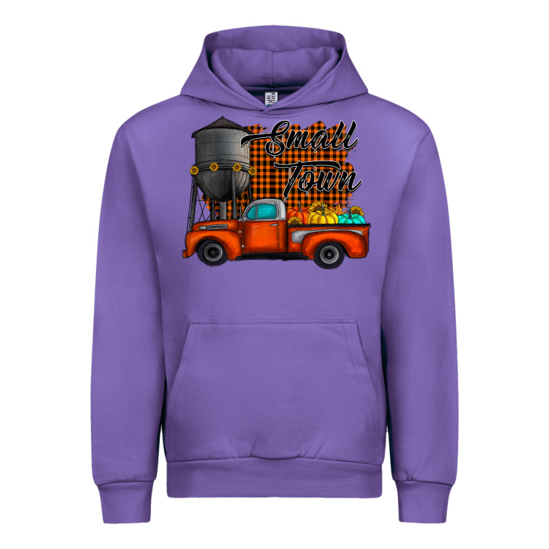 Small Town Fall Urban Hoodie by CowhideDigitalArt | Teevron
