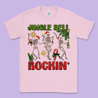 Jingle Bell Rockin' Classic Tee Designed By Bundleandbundleshop