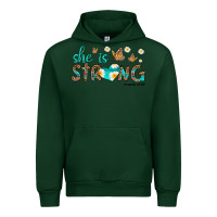 Forest Green she is strong Urban Hoodie - HRA Design Shop