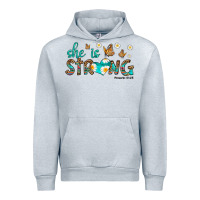 Heather Grey she is strong Urban Hoodie - HRA Design Shop