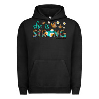Pigment Black she is strong Urban Hoodie - HRA Design Shop
