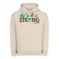 Pigment French Oak she is strong Urban Hoodie - HRA Design Shop