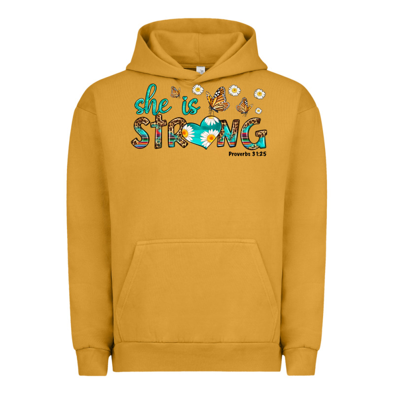 She Is Strong Urban Hoodie by HRA Design Shop | Teevron