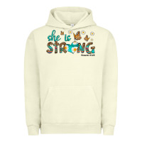 Pigment Pistachio she is strong Urban Hoodie - HRA Design Shop