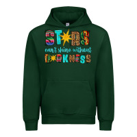 Forest Green stars cant shine without darkness Urban Hoodie - HRA Design Shop