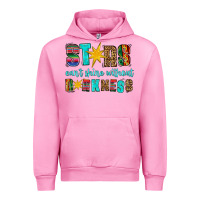 Fuchsia Pink stars cant shine without darkness Urban Hoodie - HRA Design Shop