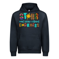 Navy stars cant shine without darkness Urban Hoodie - HRA Design Shop