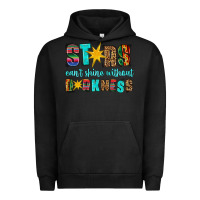 Pigment Black stars cant shine without darkness Urban Hoodie - HRA Design Shop