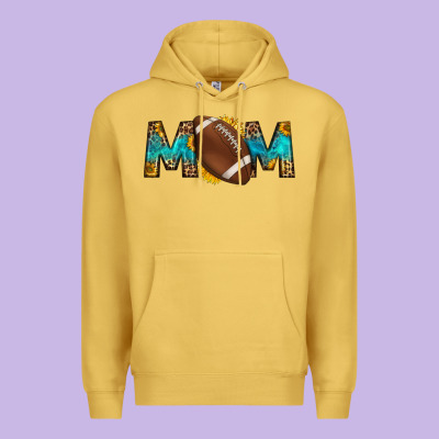 Western Mom American Football Premium Hoodie Designed By Hra Design Shop