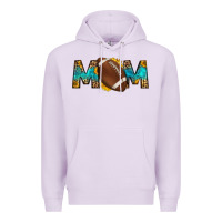 Lilac western mom american football Premium Hoodie - HRA Design Shop