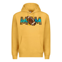 Mustard western mom american football Premium Hoodie - HRA Design Shop