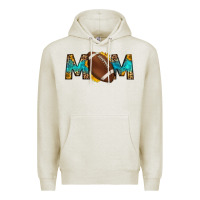 Oatmeal Heather western mom american football Premium Hoodie - HRA Design Shop