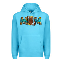 Ocean Blue western mom american football Premium Hoodie - HRA Design Shop