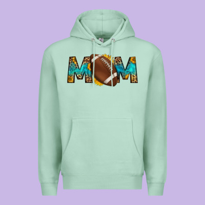 Western Mom American Football Premium Hoodie Designed By Hra Design Shop