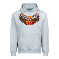 Heather Grey Thankful Urban Hoodie - CowhideDigitalArt