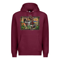 Burgundy rodeo Premium Hoodie - SublimationCraftShop