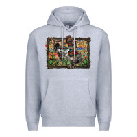 Heather Grey rodeo Premium Hoodie - SublimationCraftShop