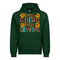 Forest Green keep going keep growing Urban Hoodie - HRA Design Shop