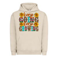 Pigment French Oak keep going keep growing Urban Hoodie - HRA Design Shop