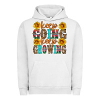 Pigment Lunar Rock keep going keep growing Urban Hoodie - HRA Design Shop
