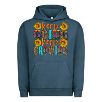 Pigment Midnight Navy keep going keep growing Urban Hoodie - HRA Design Shop