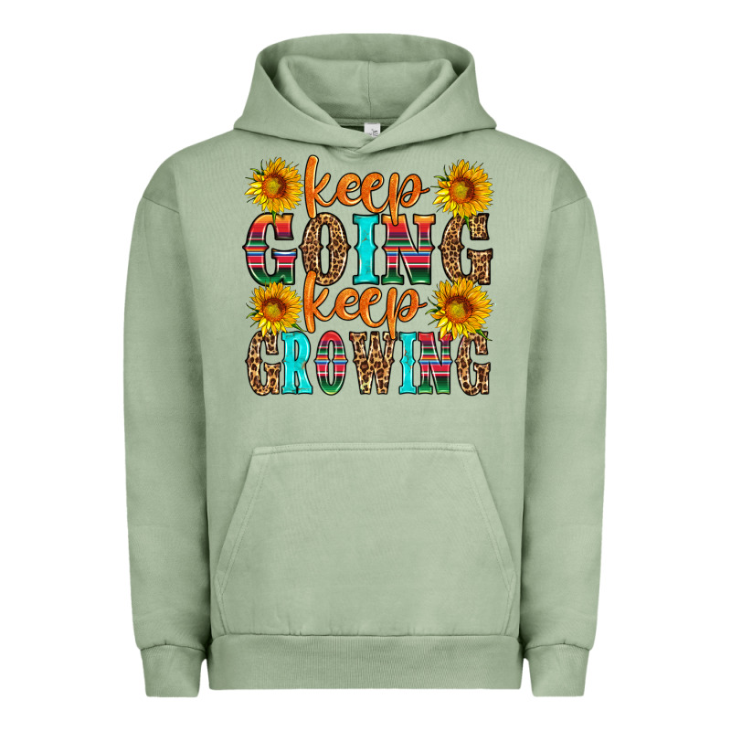 Keep Going Keep Growing Urban Hoodie by HRA Design Shop | Teevron
