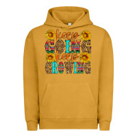 Pigment Peanut Butter keep going keep growing Urban Hoodie - HRA Design Shop