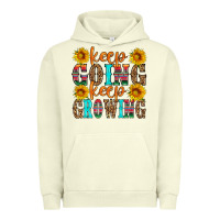 Pigment Pistachio keep going keep growing Urban Hoodie - HRA Design Shop