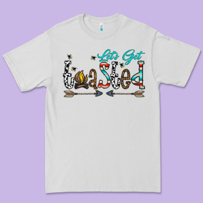 Let's Get Toasted Premium Tee Designed By Cowhidedigitalart