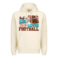 Tofu just a girl who loves football Premium Hoodie - HRA Design Shop