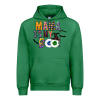 Emerald Mama is my Boo Urban Hoodie - CowhideDigitalArt